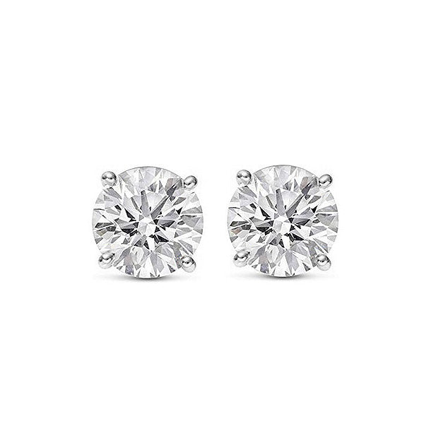 Lab Grown Diamond Stud Earrings in 14K White Gold (1.00 ct. tw.)