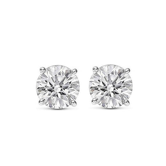 Lab Grown Diamond Stud Earrings in 14K White Gold (1.00 ct. tw.)