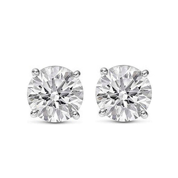 Lab Grown Diamond Stud Earrings in 14K White Gold (1.50 ct. tw.)