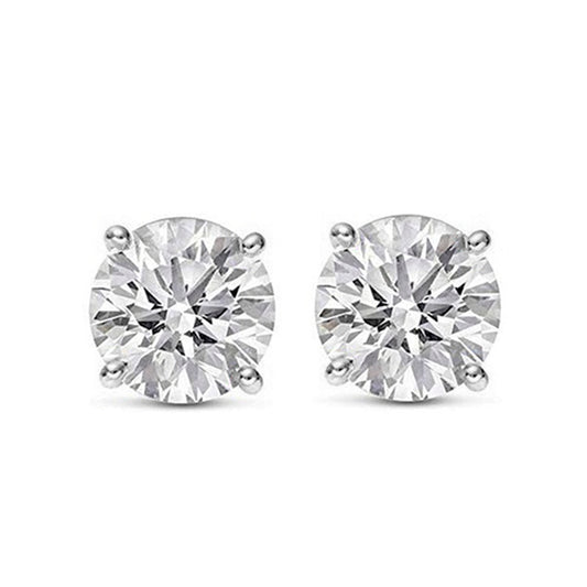 Lab Grown Diamond Stud Earrings in 14K White Gold (1.50 ct. tw.)